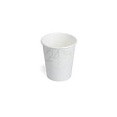 2000 x Chefpac® 7oz White Squat Paper Cups Recyclable