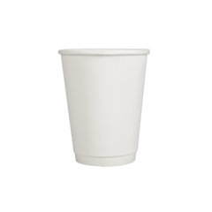 500 x Chefpac® 12oz White Double Walled Paper Cups Recyclable