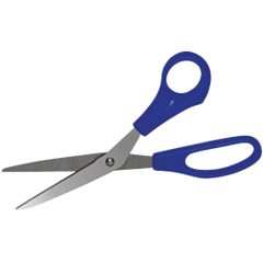 1 x Blue Colour Coded Scissors