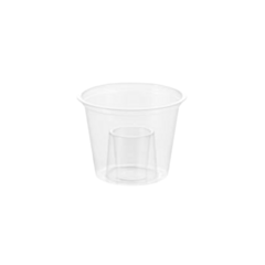 1000 x PP Bomb Shot Glass 25ml Inner CE/UKCA Marked
