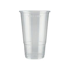 1000 x Flexy Plastic Glasses Half Pint to Line - CE Marked Recyclable