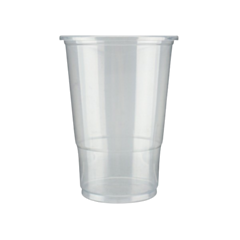 1000 x Flexy Plastic Glasses Half Pint To Brim Recyclable