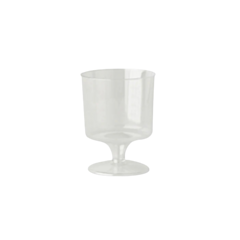 612 x 6oz/175ml CE Marked Plastic Stemmed Wine Goblet