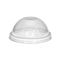 500 x Domed Lid Without Hole for Disposable Cups 90mm