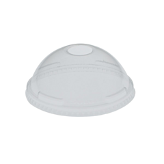500 x Chefpac® Dome Lid with Hole for Smoothie & Milkshake Cups Recyclable