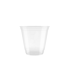 500 x Chefpac® 9oz Clear Smoothie and Milkshake 100% Recyclable Plastic Cups