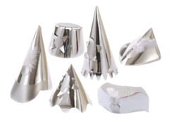 72 x Large Silver Jubilee Party Hats