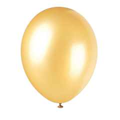 50 x 12" Gold Balloons