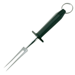 1 x Black Pronged Fork