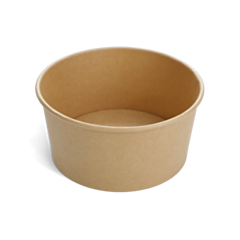 50 x 1000ml Kraft Salad Bowl Recyclable