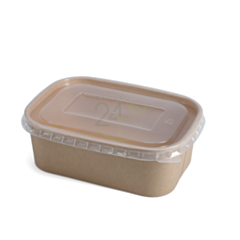 300 x Chefpac® PP Hot Food Microwavable Lid for Container Base 