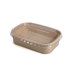 300 x PET Anti Mist Cold Food Lid for Chefpac® Container Base