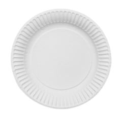 1000 x Chefpac® 15.3cm (6") Paper Plates Recyclable