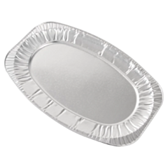 50 x 43cm 17" Oval Foil Serving Platters Recyclable