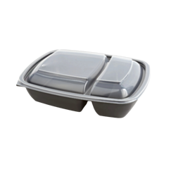 300 x Fastpac 2 Compartment Rectangular Lid