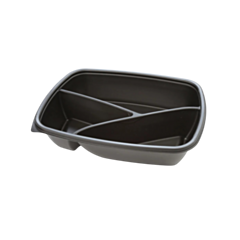 75 x Fastpac 3 compartment Rectangular Container