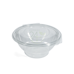 170 x 1000cc Round Hinged Container