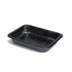 600 x 187x137x35mm Airpet Black Tray