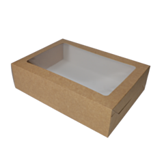 20 x Chefpac® Small Cardboard Food Platter Boxes and Insert Combo Pack