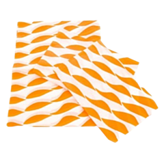 1000 x 250x320mm Small Twist Burger Wraps Orange