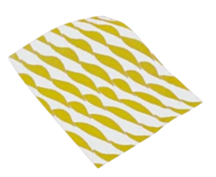 1000 x 250x320mm Small Twist Burger Wraps Yellow