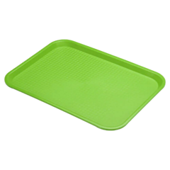 1 x Green Polypropylene Fast Food Tray