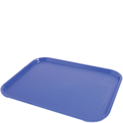 1 x Blue Polypropylene Fast Food Tray