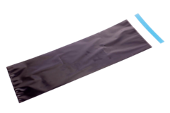 2000 x Black Poly Resealable Bag 120 x 350mm