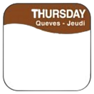 1000 x THURS PERMANENT LABELS 