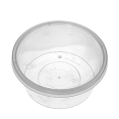 250 x Chefpac® 12oz Microwaveable Round Plastic Deli Container with Lids - Recyclable