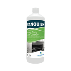 12 x Clover Vanquish Heavy Duty Oven Cleaner 1ltr