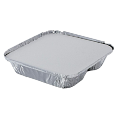300 x Chefpac® Lids for 2 Compartment Containers Recyclable