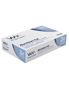 3 x 30cm x 90m Wrapmaster 12" Aluminium Foil Refill Recyclable