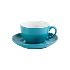 6 x Evolve Coffee/Tea Cup 20cl / 7oz Teal