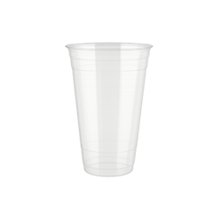 100 x Chefpac® 20oz Clear Smoothie and Milkshake 100% Recyclable Plastic Cups
