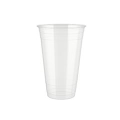 500 x Chefpac® 20oz Clear Smoothie and Milkshake 100% Recyclable Plastic Cups