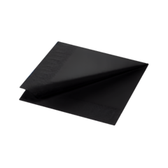 100 x 40 x 40cm Black Tissue Paper Napkin 3ply Compostable