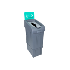 1 x 80Ltr Procycle Recycling Bin Lid & Mixed Back Panel