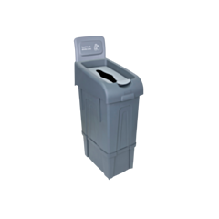 1 x 80Ltr Procycle Recycling Bin Lid & Metal Back Panel