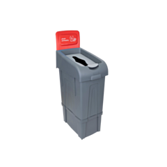 1 x 80Ltr Procycle Recycling Bin Lid & Plastic Back Panel