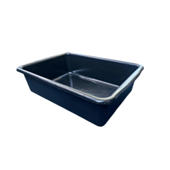 1 x Heavy Duty Black Tote Box