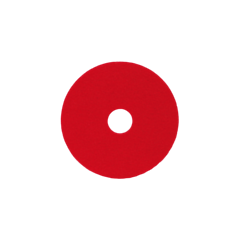 1 x 15" Red Floor Pads 