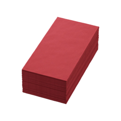 1250 x Bordeaux 8Fold / Bookfold 3ply 40cm Napkin