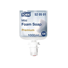 6 x 1000ml Tork Mild Foam Soap S4