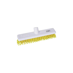 1 x 18" Yellow Broom Head Stiff Bristles
