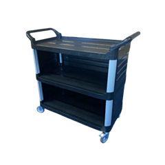 1 x Three Tier Panelled Service Trolley