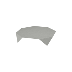 100 x Dunisilk Slipcover Linnea Granite Grey 84x84cm