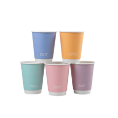 500 x 8oz Vegware Feel Good Double Walled Cup