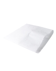 1000 x 10 x 10" White Strung Paper Bags Compostable