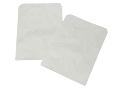 500 x White Double Lined Food Chip Bags 7x9"